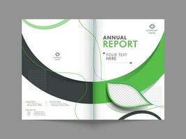 bedrijf jaar- verslag doen van Hoes ontwerp met ruimte voor uw tekst. vector