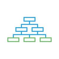 stroomdiagram vector pictogram