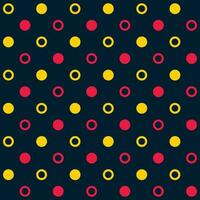kleurrijk polka dots patroon achtergrond. vector