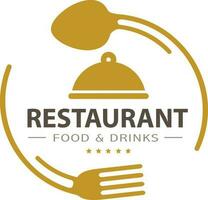 restaurant logo ontwerp idee vector