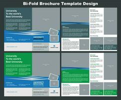 tweevoudig brochure sjabloon ontwerp voor uw bedrijf vector