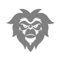 monster yeti logo icoon ontwerp vector