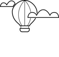 ballon icoon vector illustratie