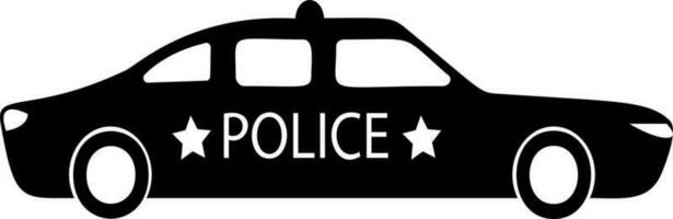 Politie auto element van populair auto icoon vector illustratie