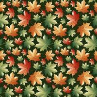 naadloos patroon met herfst esdoorn- bladeren Aan een achtergrond. Super goed voor kleding stof, behang, omhulsel papier, enz. vector