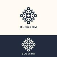 uniek elegant luxe logo sjabloon vector