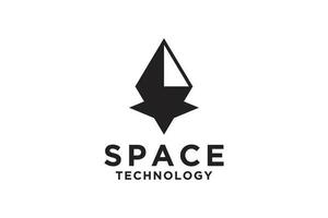 ruimte emblemen, ruimte logo, planeet logo, vliegend raket, Aan een wit achtergrond. voor website, mobiel sollicitatie, technologie, wetenschap. vector illustratie.
