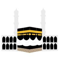 kaaba Islamitisch gebouw illustratie vector