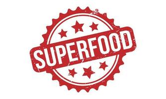 superfood rubber postzegel zegel vector