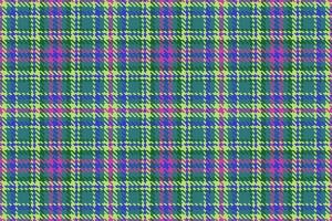 controleren structuur textiel. achtergrond naadloos plaid. kleding stof patroon vector tartan.