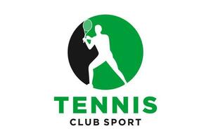 vector initialen brief O met tennis creatief meetkundig modern logo ontwerp.