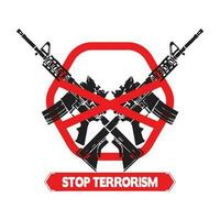 wereld terrorisme vector ontwerp.