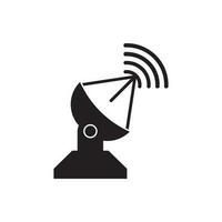 satelliet signaal icoon symbool, vector illustratie ontwerp sjabloon