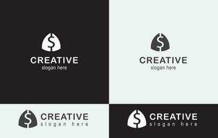 s brief ontwerp logo vector kunst eps