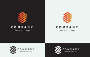 s brief ontwerp logo vector kunst eps