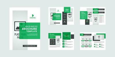 professioneel en creatief multipurpose bedrijf brochure minimalistische ontwerp afdrukken sjabloon vector