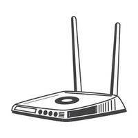 retro Wifi modern vector illustratie