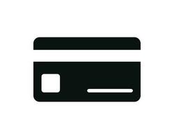 credit kaart icoon geïsoleerd Aan wit achtergrond vector