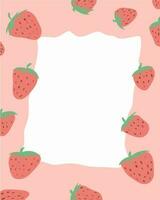 fruit groet kaart ontwerp vector