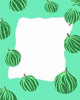 fruit groet kaart ontwerp vector