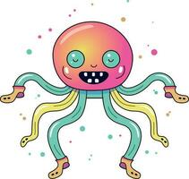 kleurrijk vector illustratie van Octopus