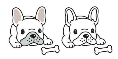 hond vector Frans bulldog icoon logo tekenfilm karakter illustratie symbool tekening