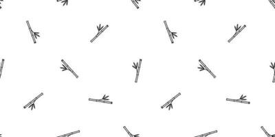 bamboe naadloos patroon vector blad vertrekken sjaal geïsoleerd tegel achtergrond tekenfilm herhaling behang illustratie