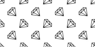 diamant edelsteen naadloos patroon vector behang icoon geïsoleerd achtergrond