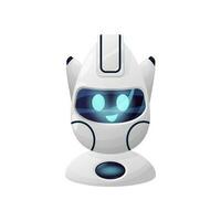 online consultant babbelen bot grappig robot assistent vector