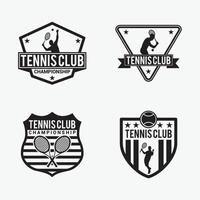 tennis logo vector ontwerpsjabloon