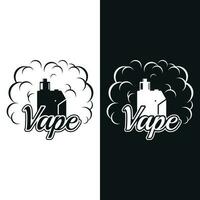 vapen of een sigaret logo sjabloon vector