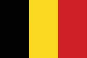 vlag van belgië. vector