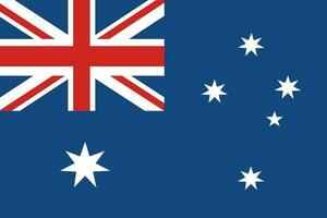 vlag van Australië. Australisch vlag. vector