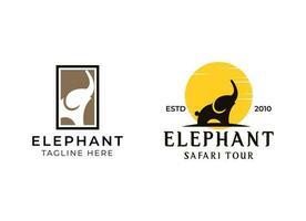 olifant logo ontwerp. modern olifant logo vector