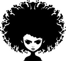 afro - hoog kwaliteit vector logo - vector illustratie ideaal voor t-shirt grafisch