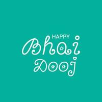 bhai dooj achtergrond. vector