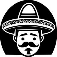 Mexicaans - minimalistische en vlak logo - vector illustratie