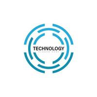 technologie teh logo modern ontwerp vector