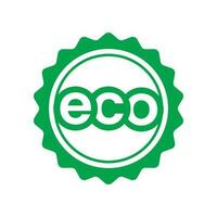 eco vriendelijk Product stickers, etiketten, labels, pictogrammen. vector