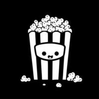 popcorn - minimalistische en vlak logo - vector illustratie