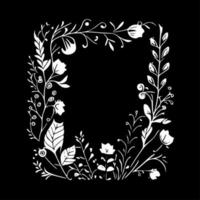 bloemen grens - hoog kwaliteit vector logo - vector illustratie ideaal voor t-shirt grafisch