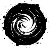 heelal - minimalistische en vlak logo - vector illustratie