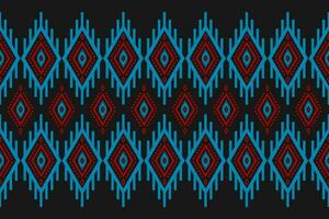 mooi etnisch patroon kunst. meetkundig etnisch naadloos patroon in stam, volk borduurwerk, en Mexicaans stijl. vector