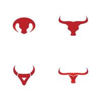 taurus logo sjabloon vector pictogram illustratie ontwerp