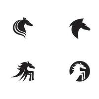 paard logo sjabloon vector pictogram