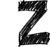 vector silhouet van brieven abc Aan wit achtergrond