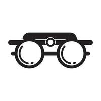 oog Gezondheid test lens icoon vector