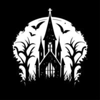 gotisch - minimalistische en vlak logo - vector illustratie