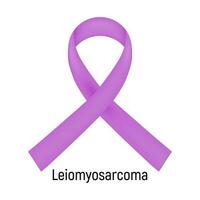 kanker lintje. leiomyosarcoom. vector illustratie.