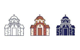 kerk vector pictogram